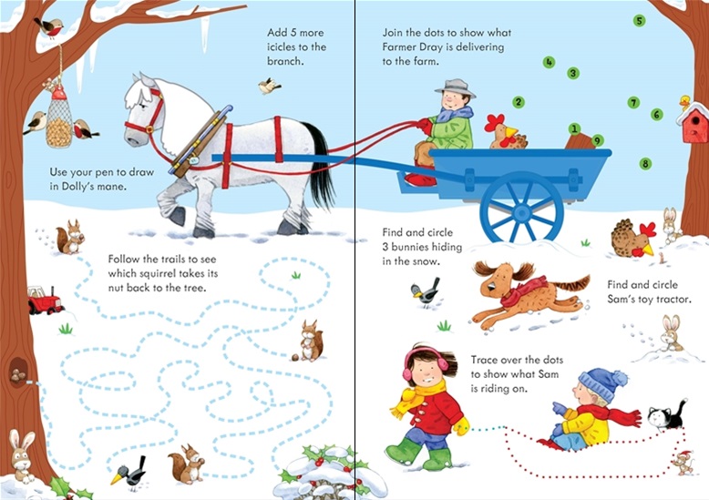 poppy and sam's wipe-clean christmas activities - Ảnh 4