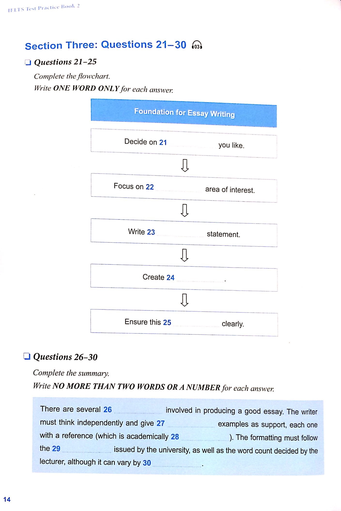 practical ielts strategies - test practice book 2 - Ảnh 10