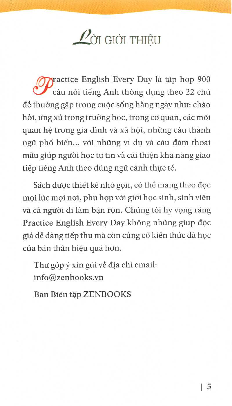 practice english every day - đối đáp tiếng anh không cần nghĩ (tái bản 2022) - Ảnh 3