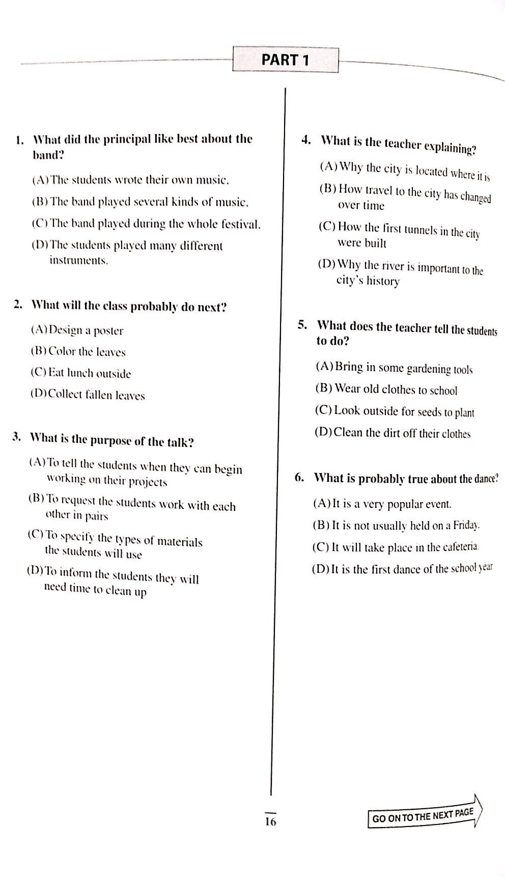 practice test for the toefl junior standard test - Ảnh 4