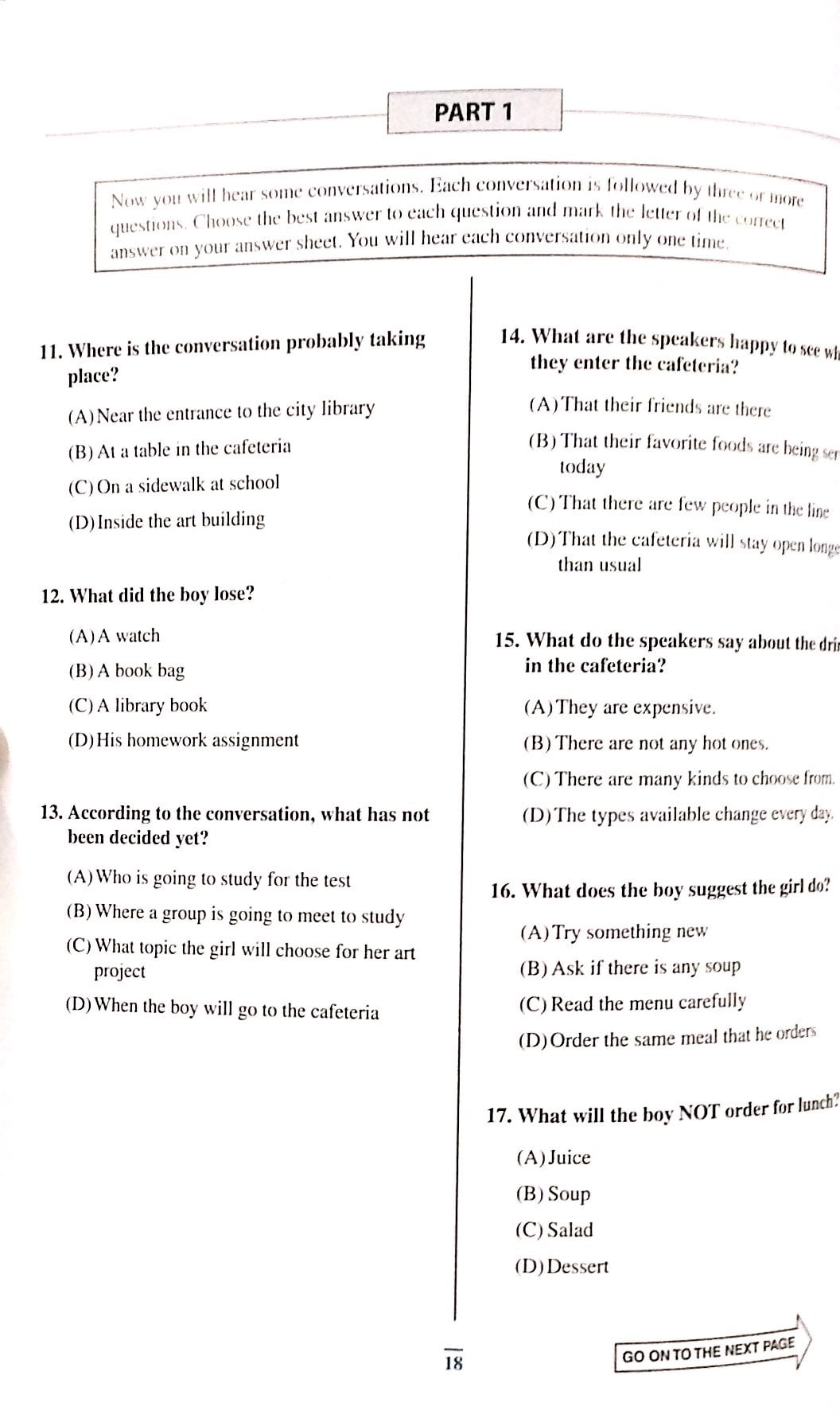 practice test for the toefl junior standard test - Ảnh 6