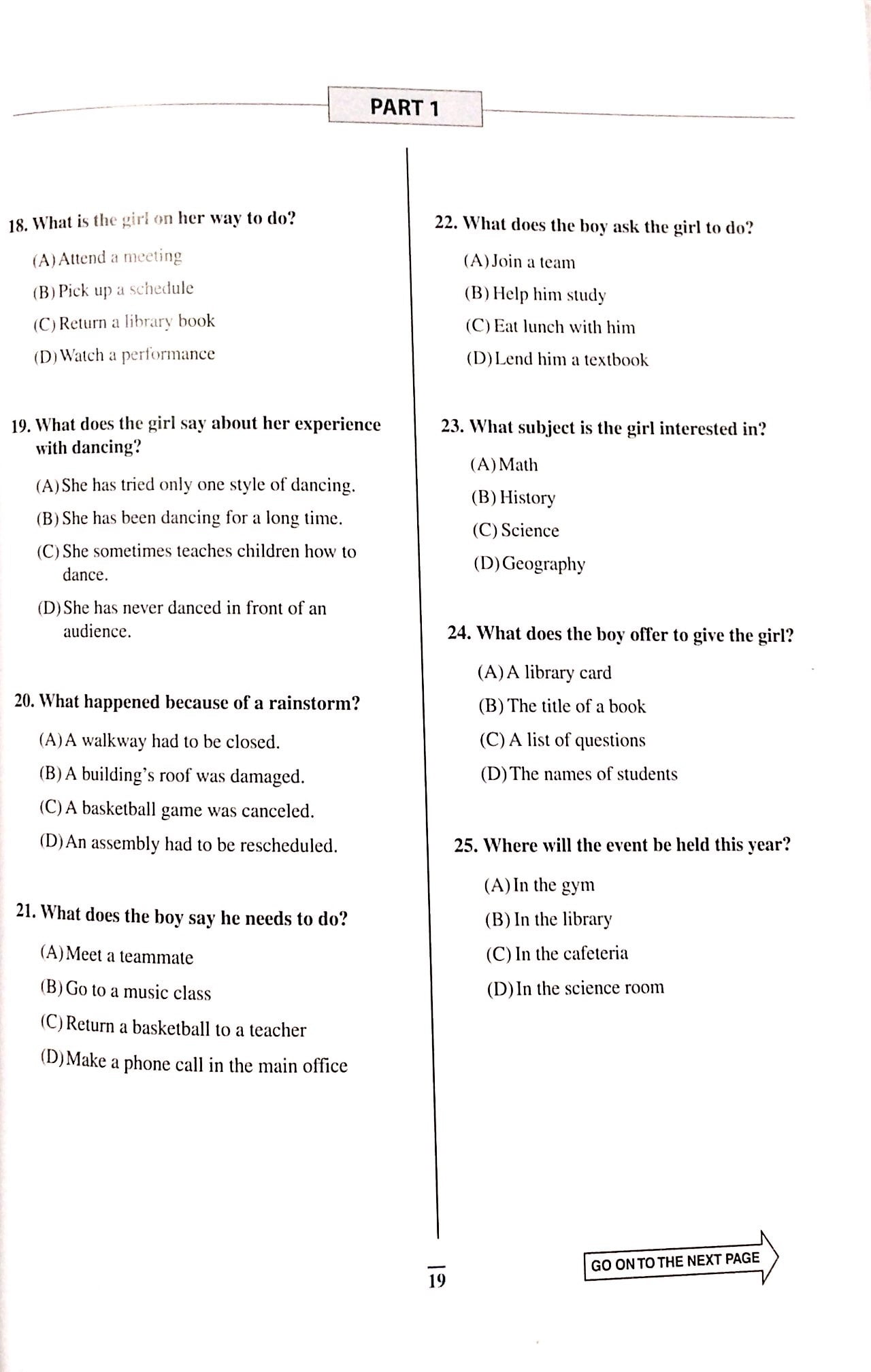 practice test for the toefl junior standard test - Ảnh 7