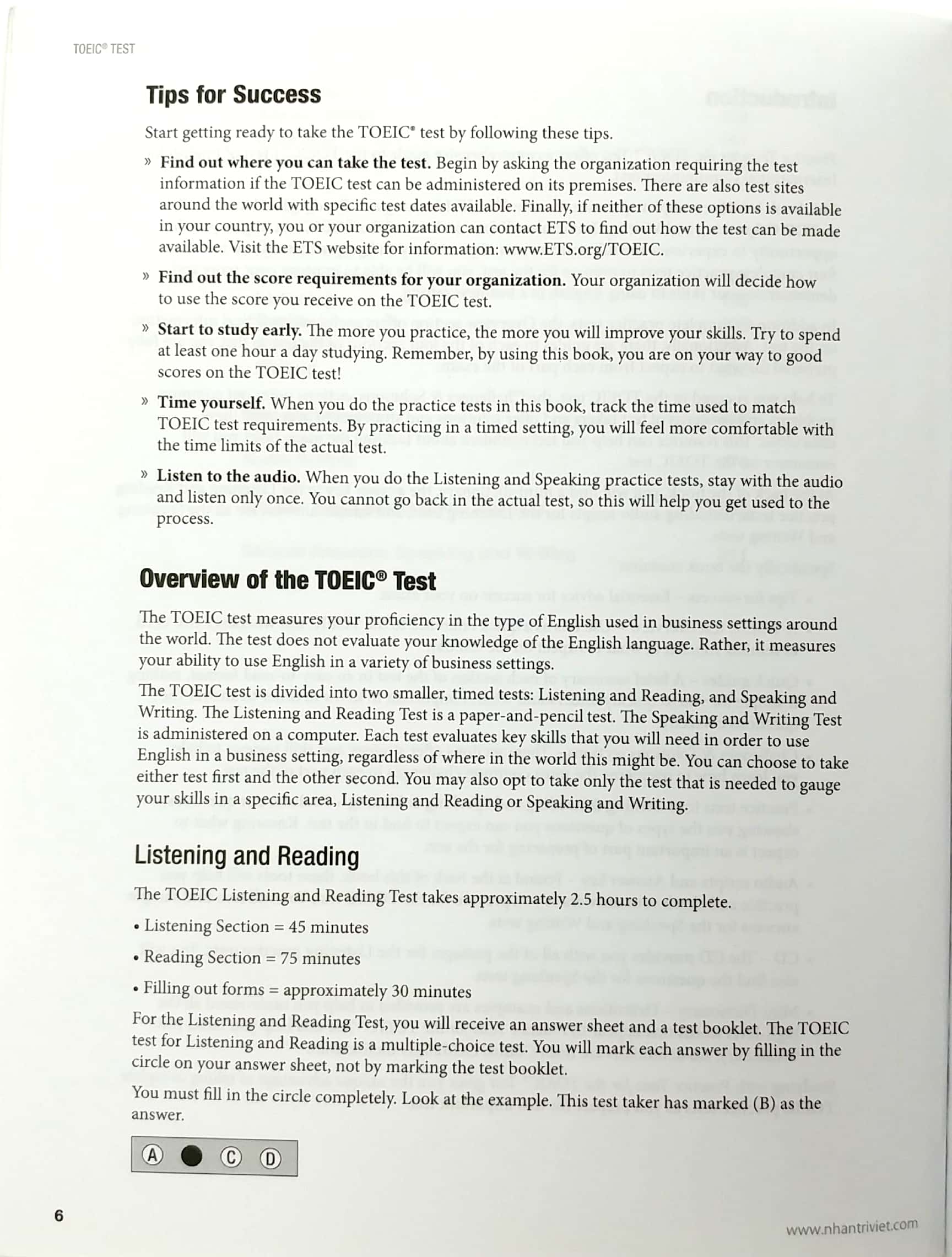 practice test for the toeic test (kèm cd) - Ảnh 6