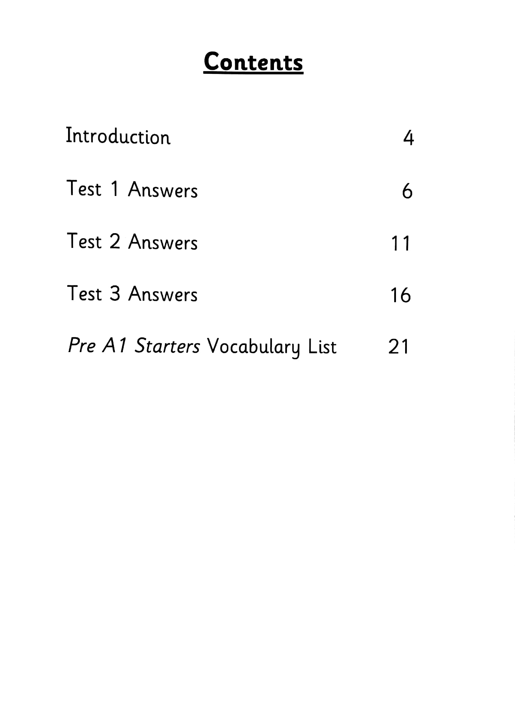 pre a1 starters 3 answer booklet: authentic examination papers - Ảnh 4
