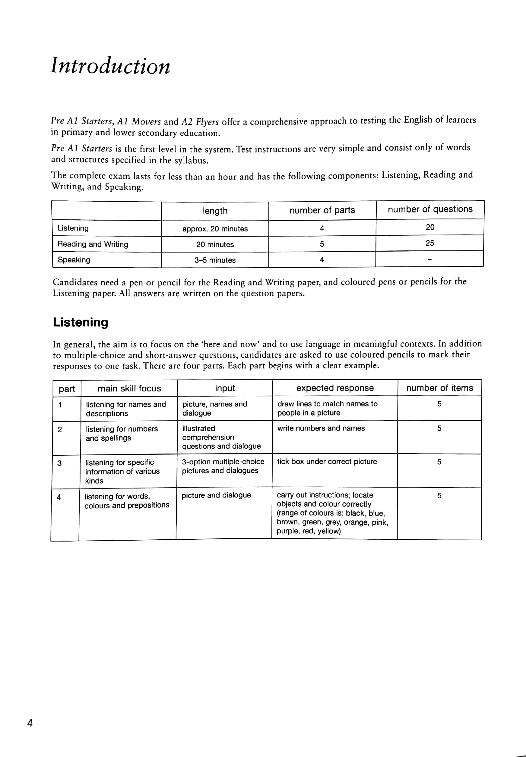 pre a1 starters 3 answer booklet: authentic examination papers - Ảnh 5