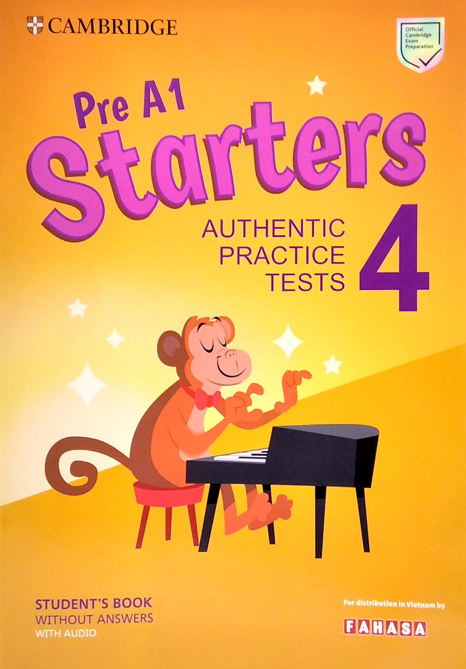 pre a1 starters 4 authentic practice tests: student's book without answers with audio - fahasa reprint edition - Ảnh 2