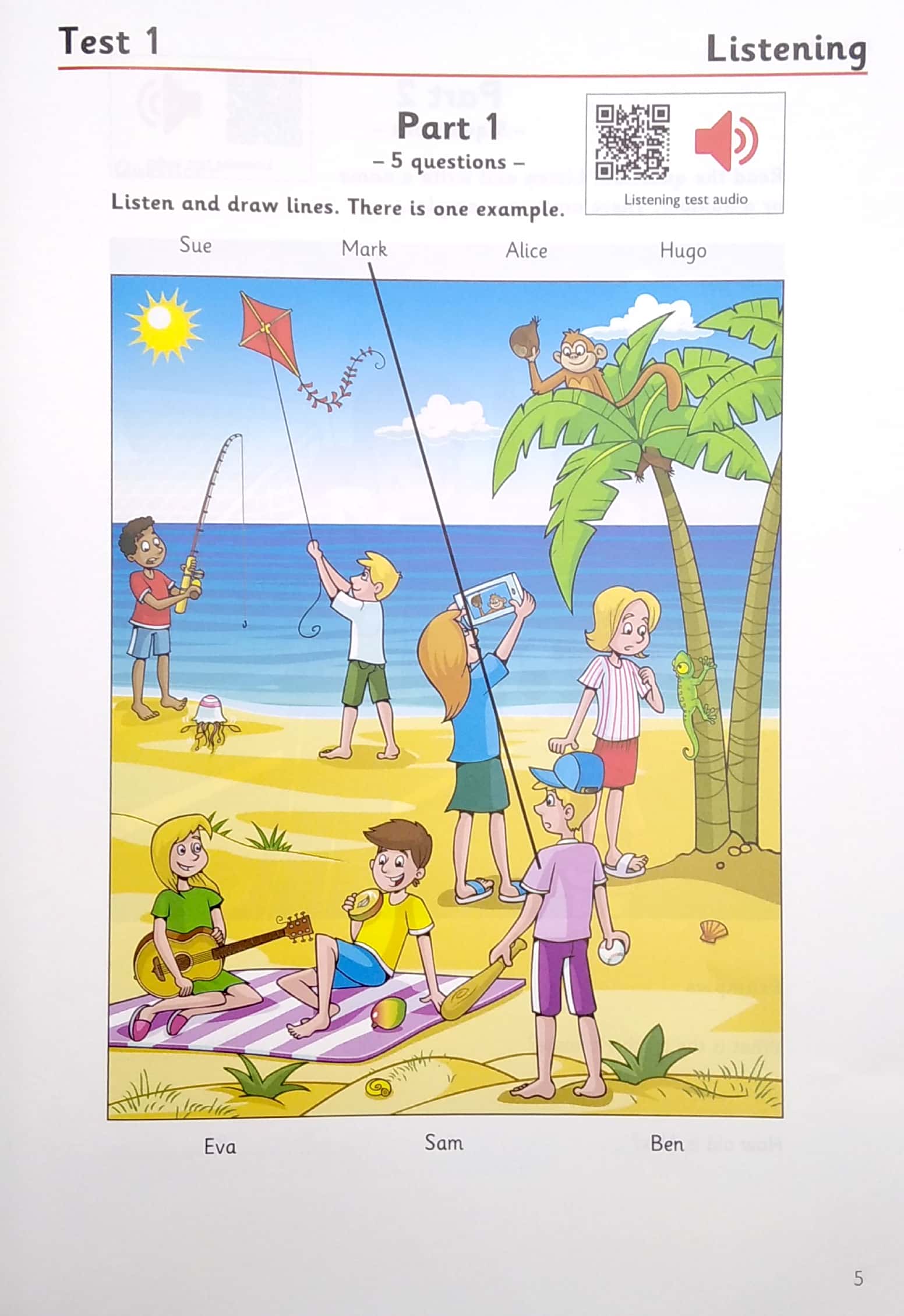 pre a1 starters 4 authentic practice tests: student's book without answers with audio - fahasa reprint edition - Ảnh 4