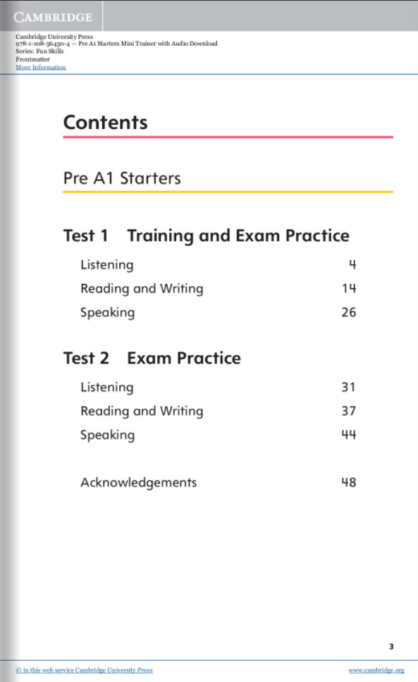 pre a1 starters mini trainer with audio download - Ảnh 3