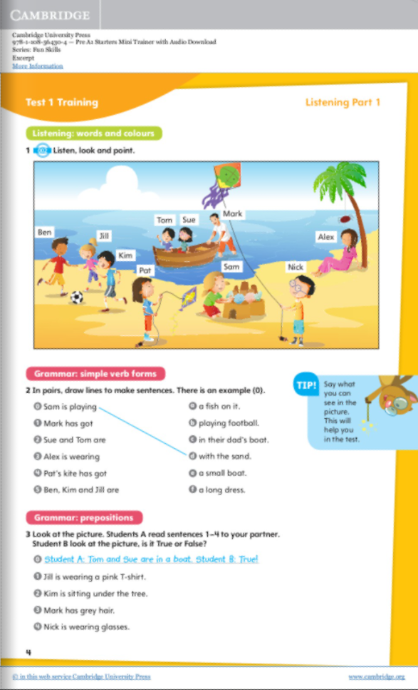 pre a1 starters mini trainer with audio download - Ảnh 5