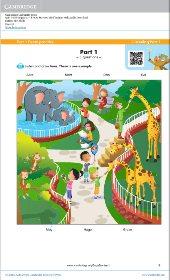 pre a1 starters mini trainer with audio download - Ảnh 6