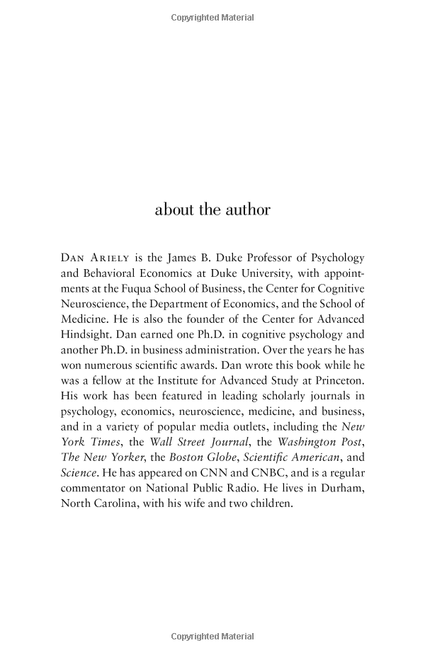 predictably irrational, revised and expanded edition - Ảnh 3