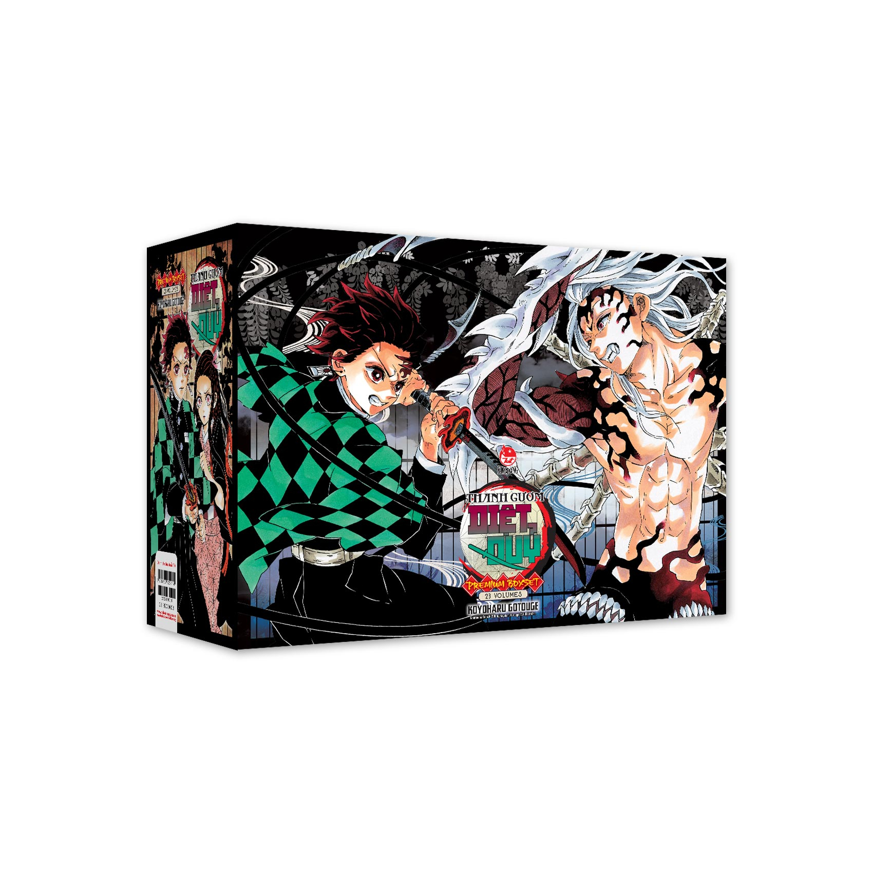 Premium Boxset Thanh Guom Diet Quy - Kimetsu No Yaiba (Hop 23 Tap) - Tang Kem 23 Bia Ao Dac Biet + 1 Shikishi - Ảnh 5