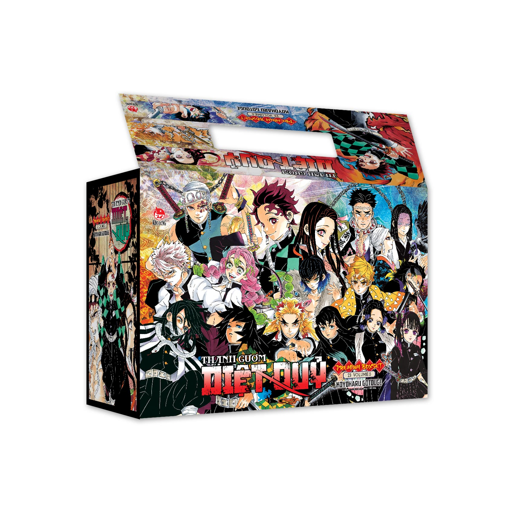 Premium Boxset Thanh Guom Diet Quy - Kimetsu No Yaiba (Hop 23 Tap) - Tang Kem 23 Bia Ao Dac Biet + 1 Shikishi - Ảnh 6