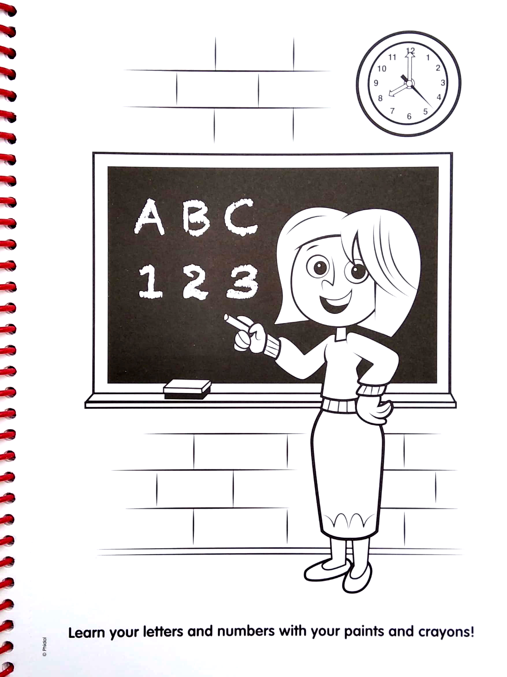 preschool abc/123 deluxe poster paint & color - Ảnh 3