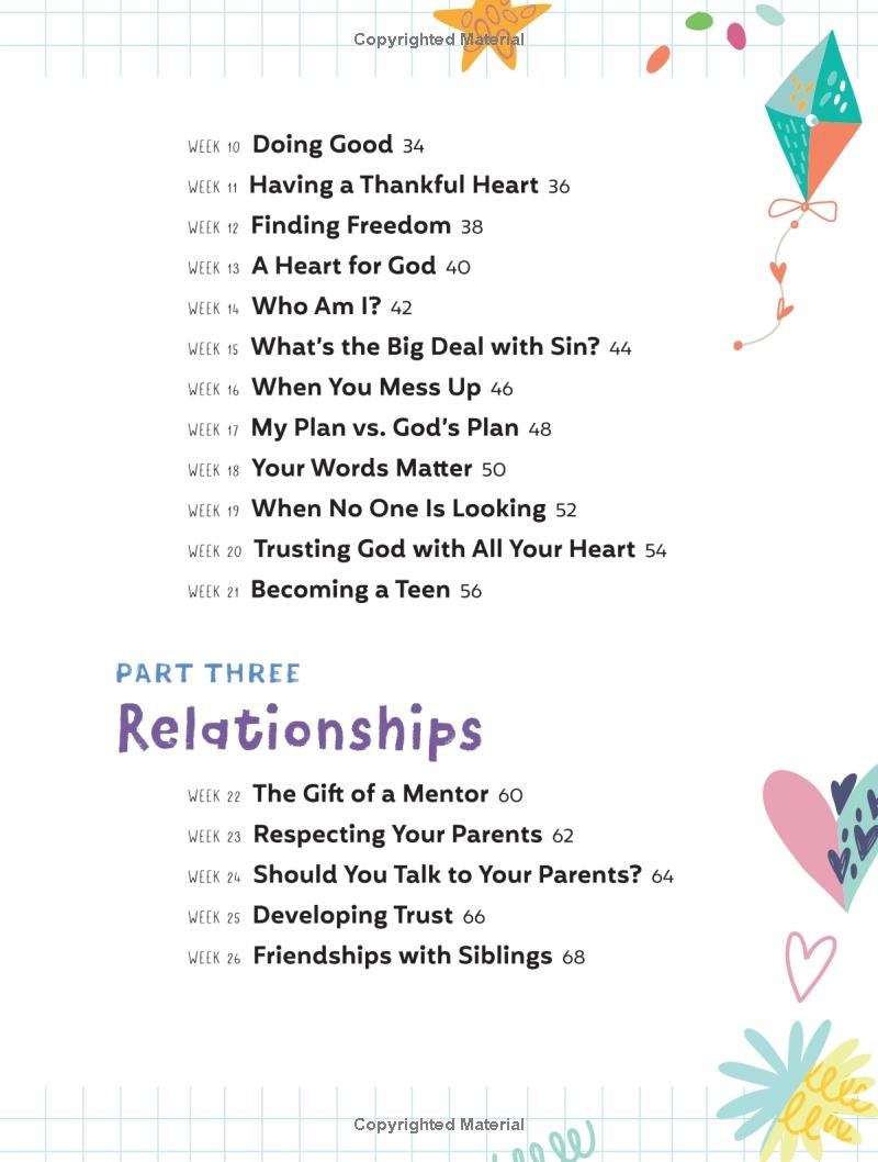 preteen devotional for girls - 52 weeks of encouraging devotions and scripture for tweens - Ảnh 5