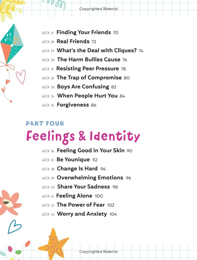 preteen devotional for girls - 52 weeks of encouraging devotions and scripture for tweens - Ảnh 6