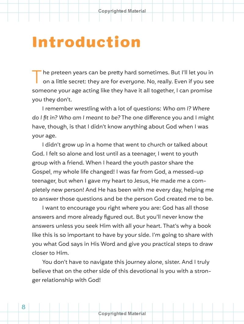 preteen devotional for girls - 52 weeks of encouraging devotions and scripture for tweens - Ảnh 8