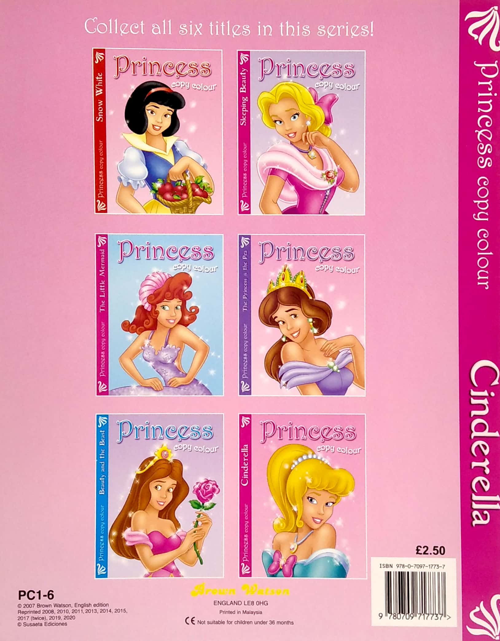 princess copy colour: cinderella - Ảnh 6