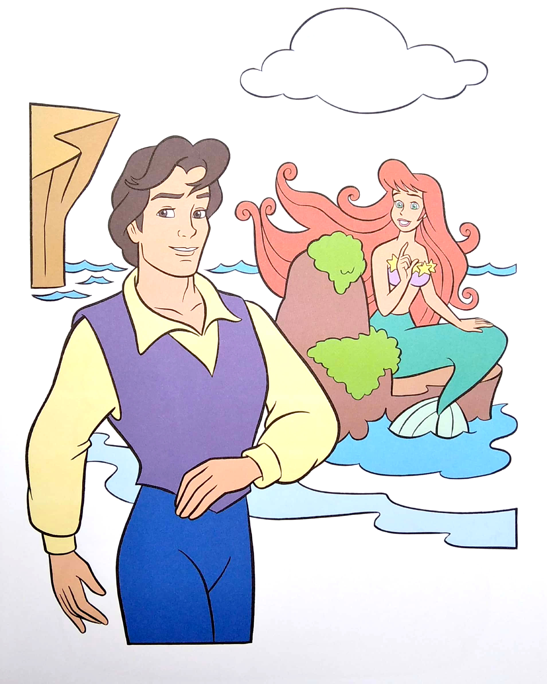 princess copy colour: little mermaid - Ảnh 6