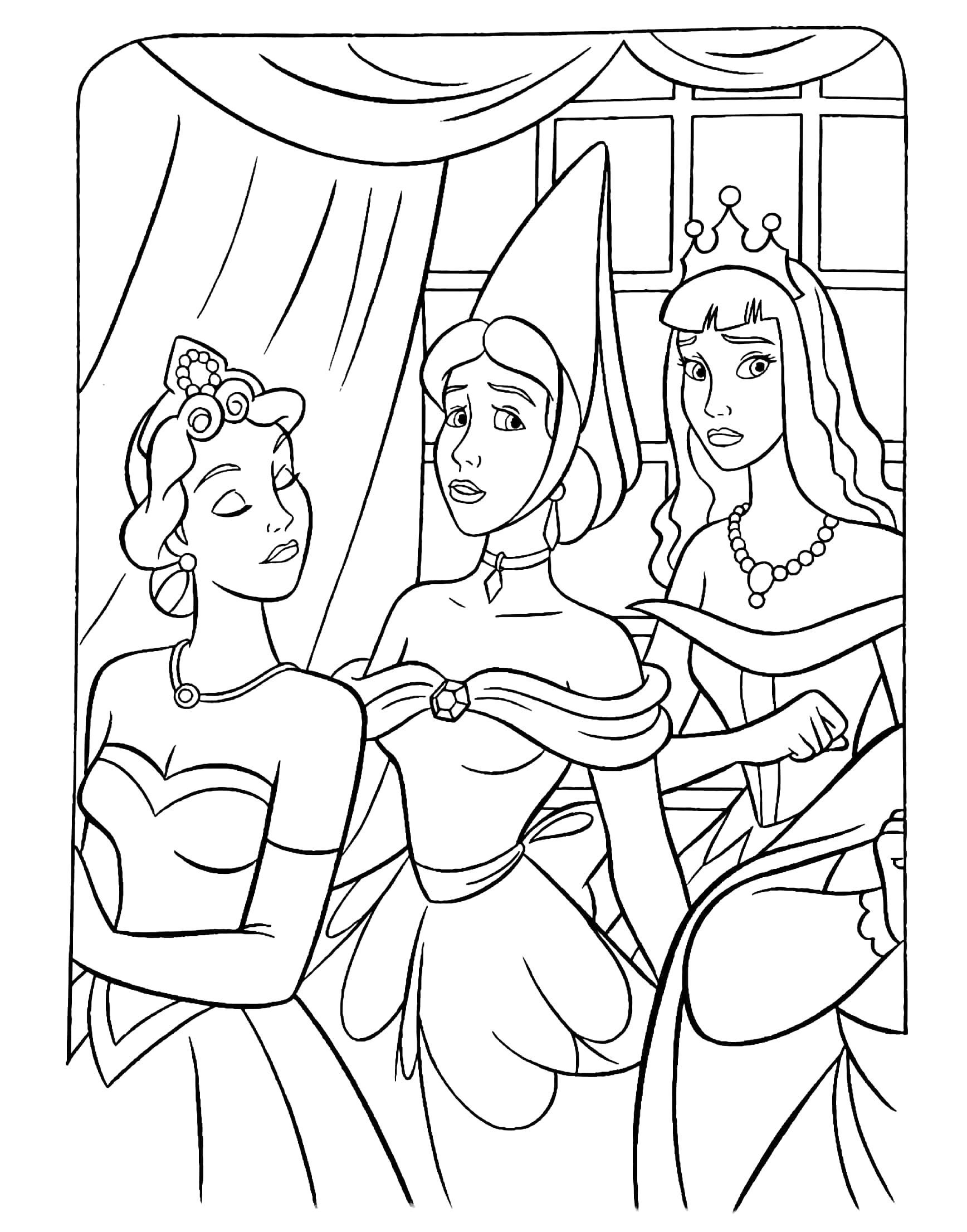 princess copy colour: princess and the pea - Ảnh 5