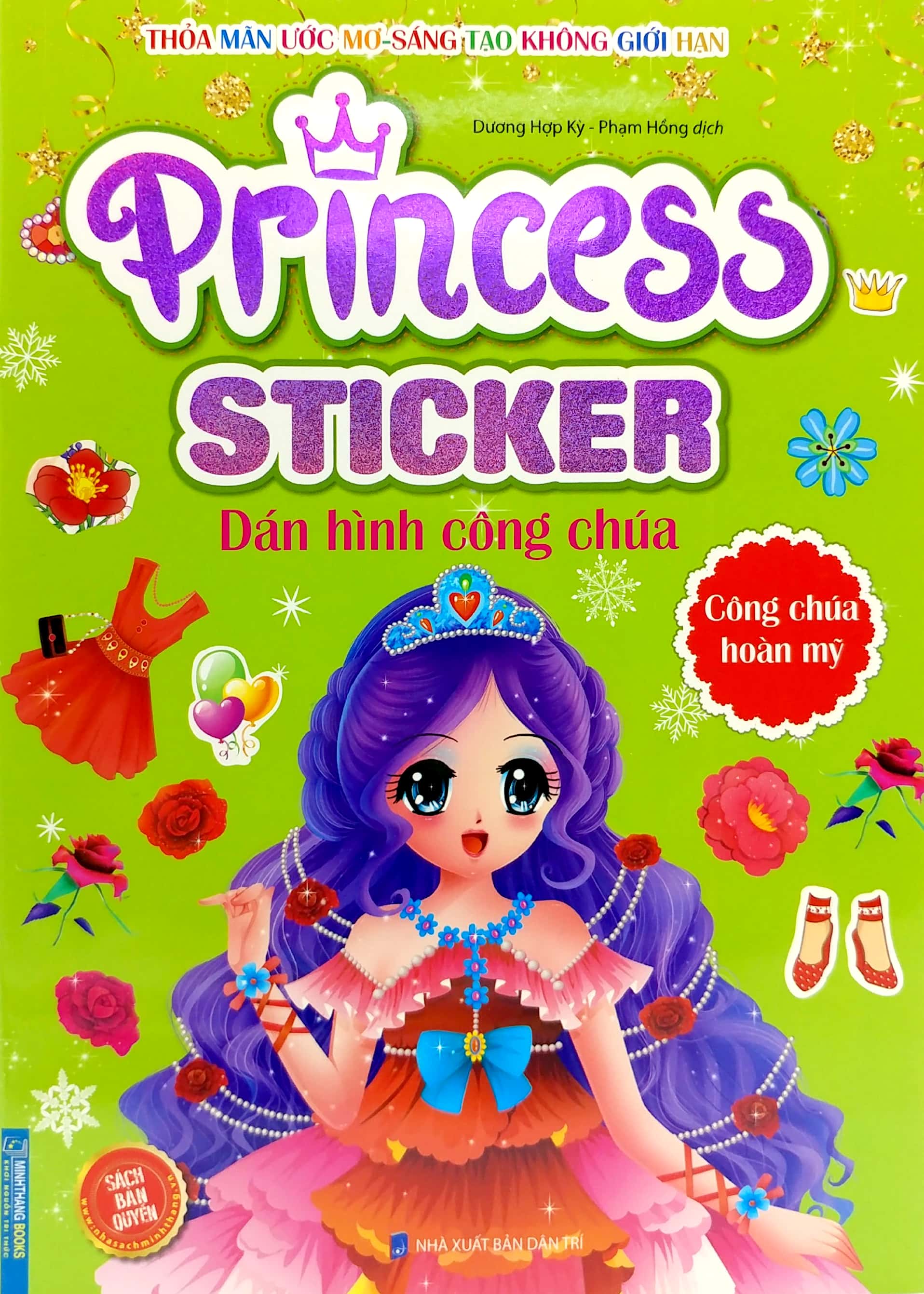 princess sticker - dán hình công chúa - công chúa hoàn mỹ - Ảnh 2