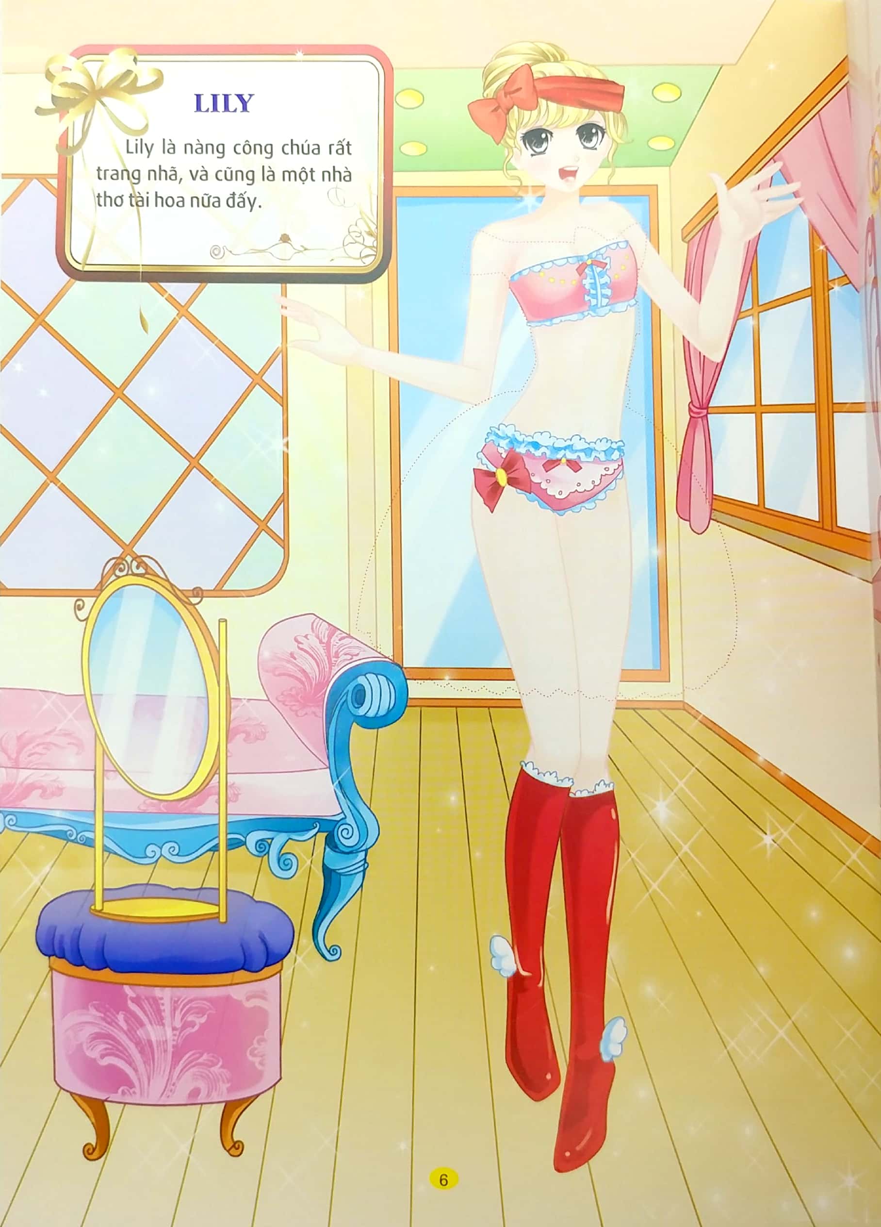 princess sticker - dán hình công chúa - công chúa hoàn mỹ - Ảnh 6