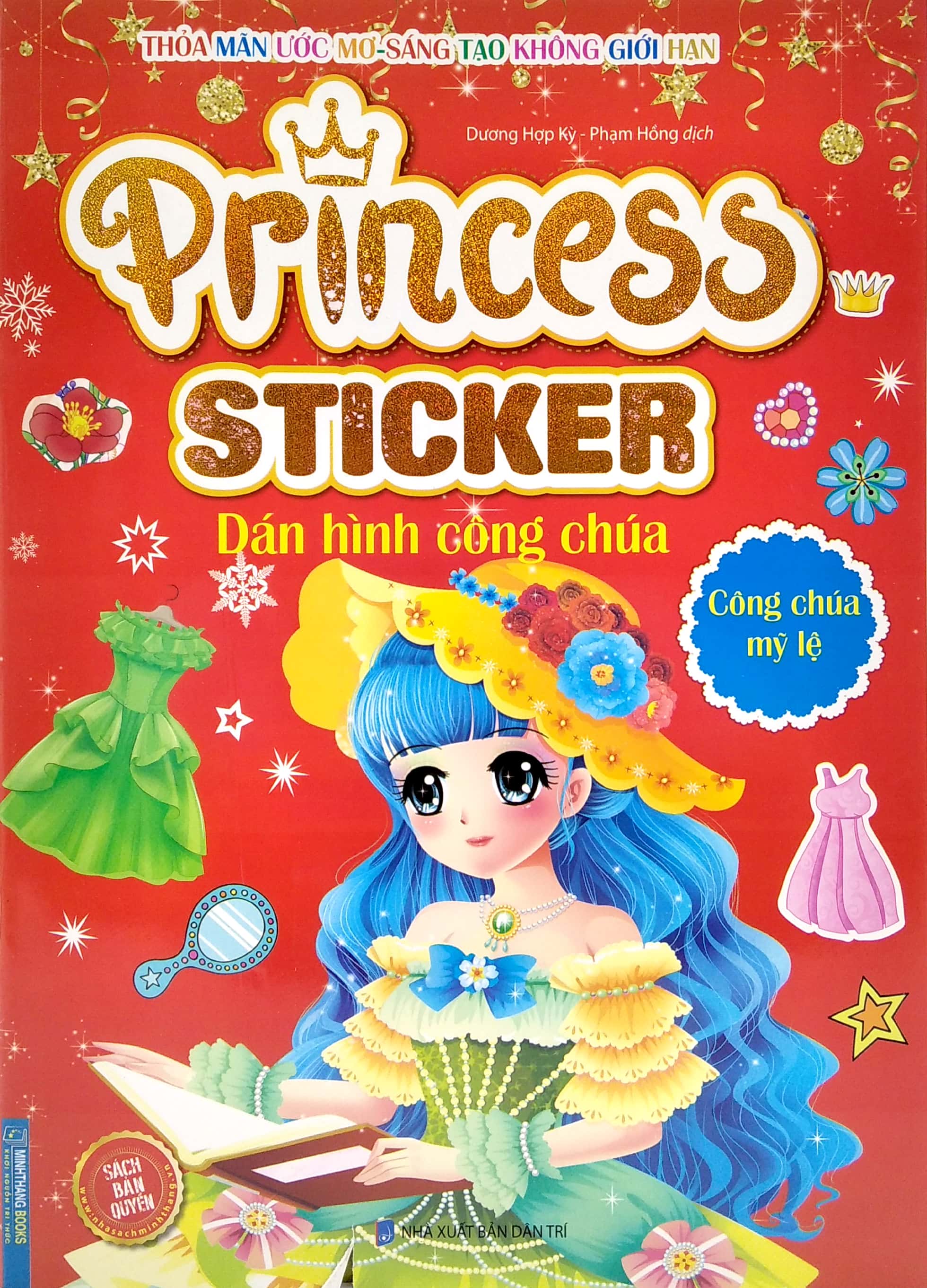 princess sticker - dán hình công chúa - công chúa mỹ lệ - Ảnh 2