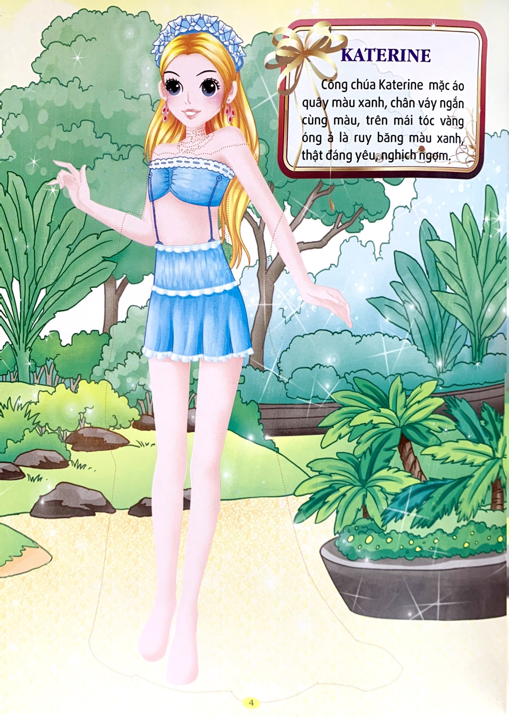 princess sticker - dán hình công chúa - công chúa quyến rũ - Ảnh 4