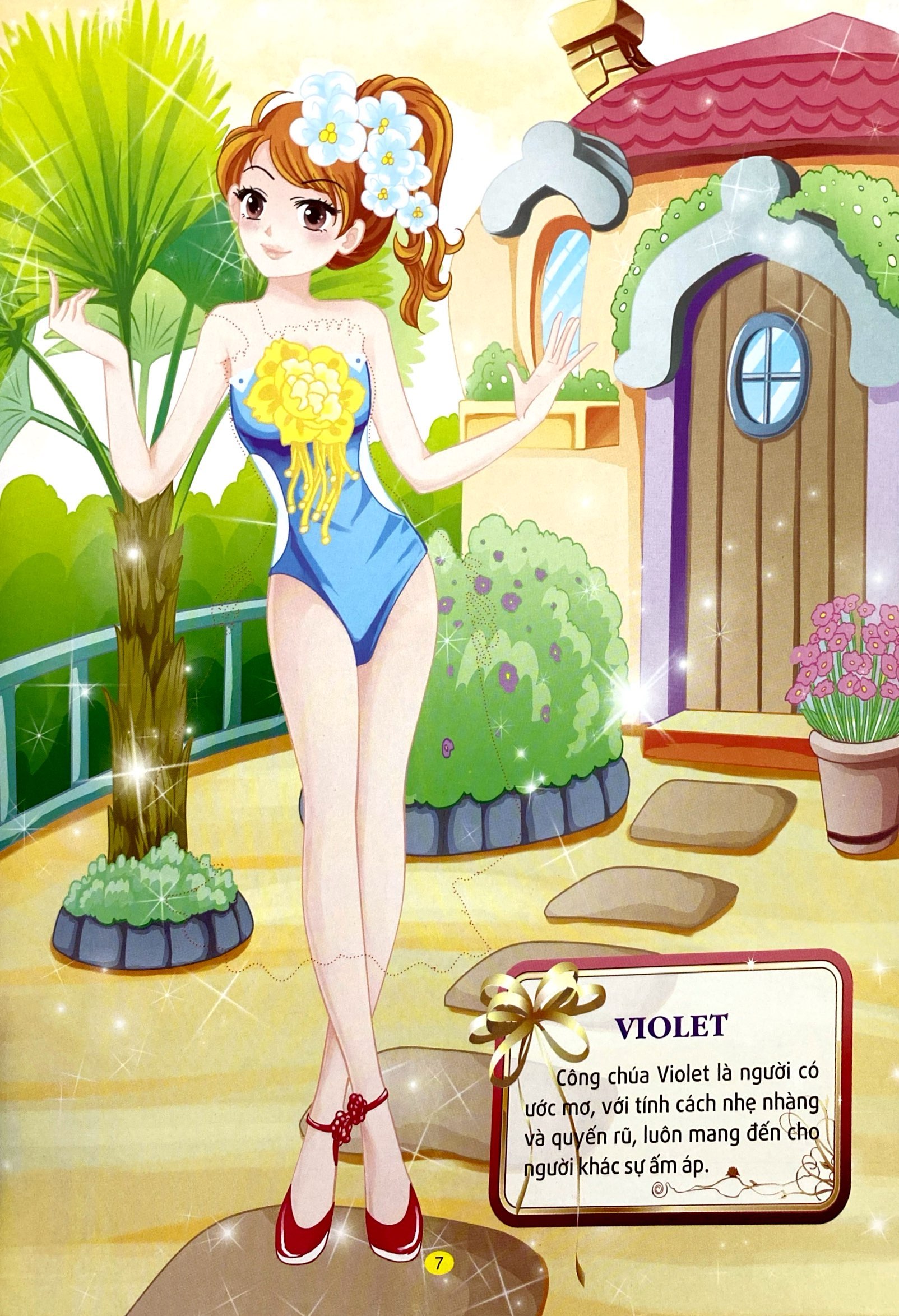 princess sticker - dán hình công chúa - công chúa xinh đẹp - Ảnh 6