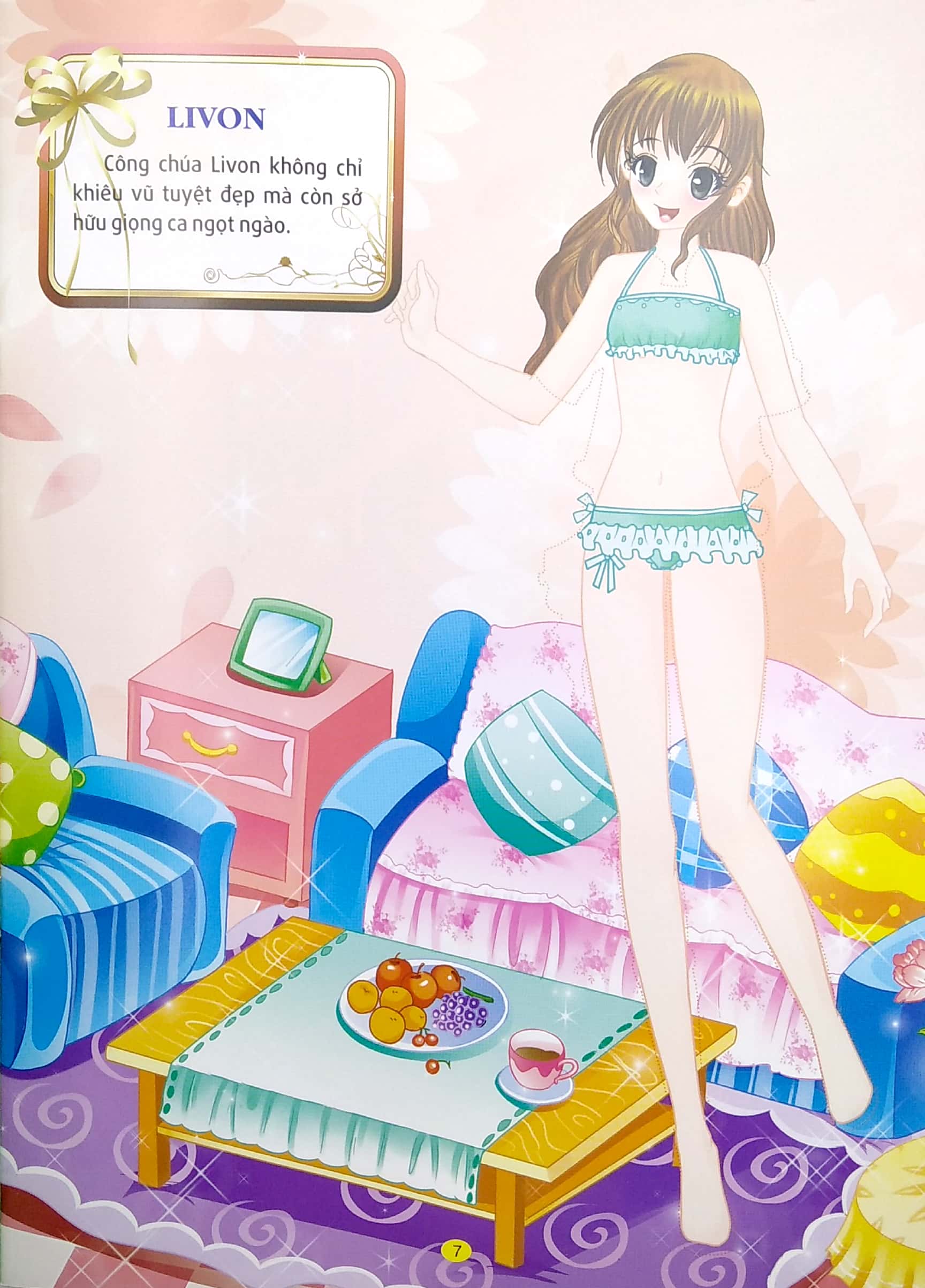 princess sticker - dán hình công chúa - công chúa xinh xắn - Ảnh 6