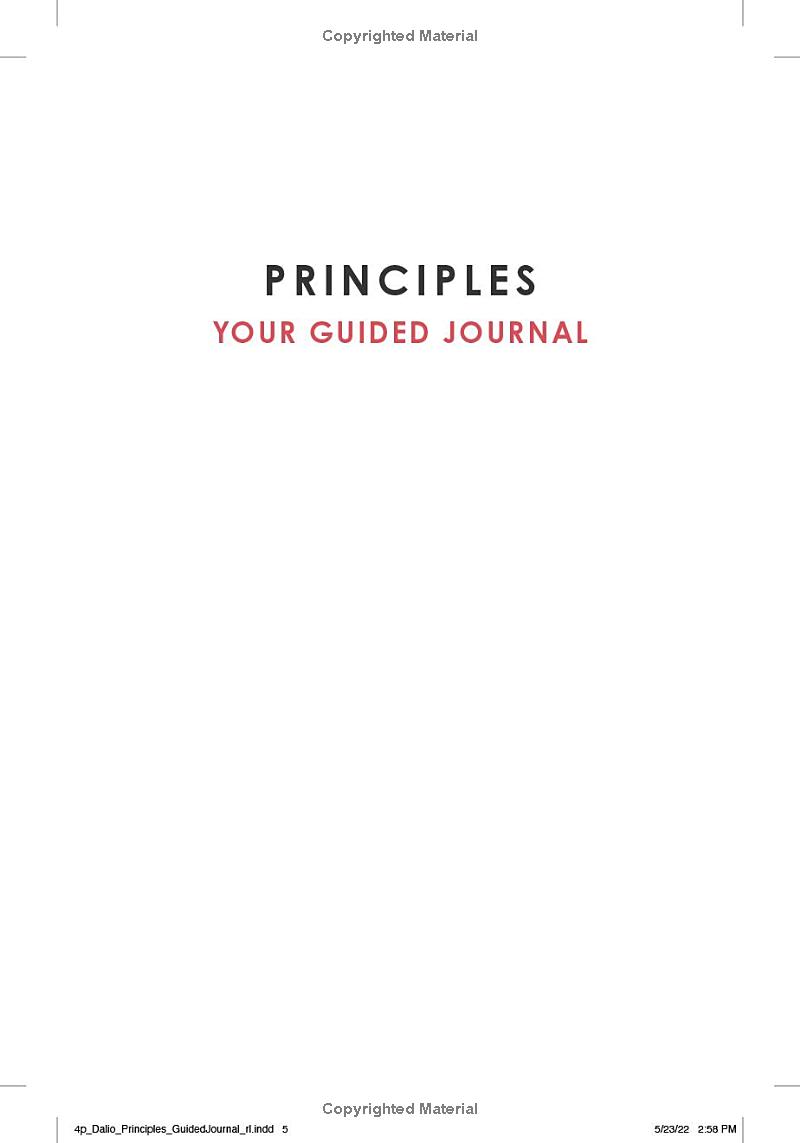 principles: your guided journal (create your own principles to get the work and life you want) - Ảnh 4