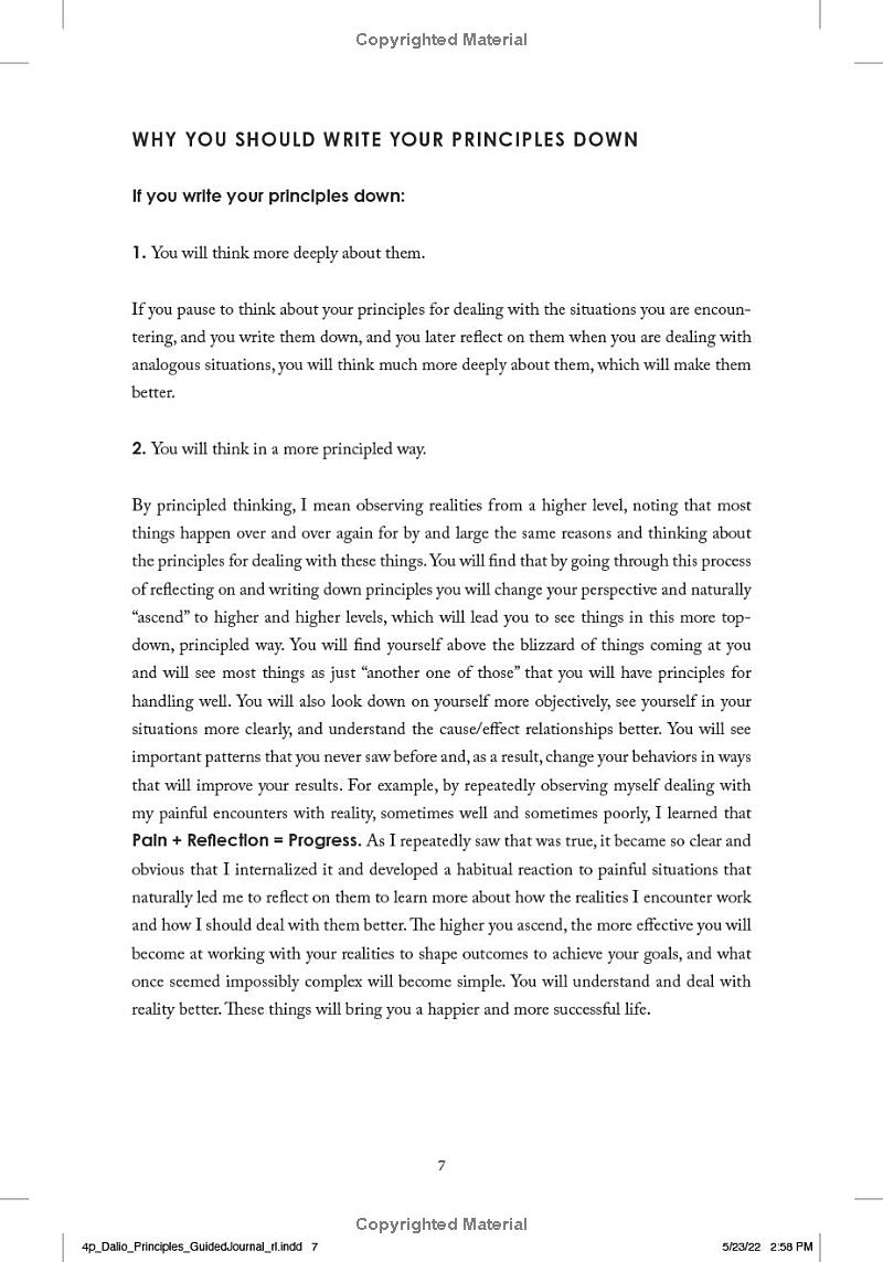 principles: your guided journal (create your own principles to get the work and life you want) - Ảnh 7