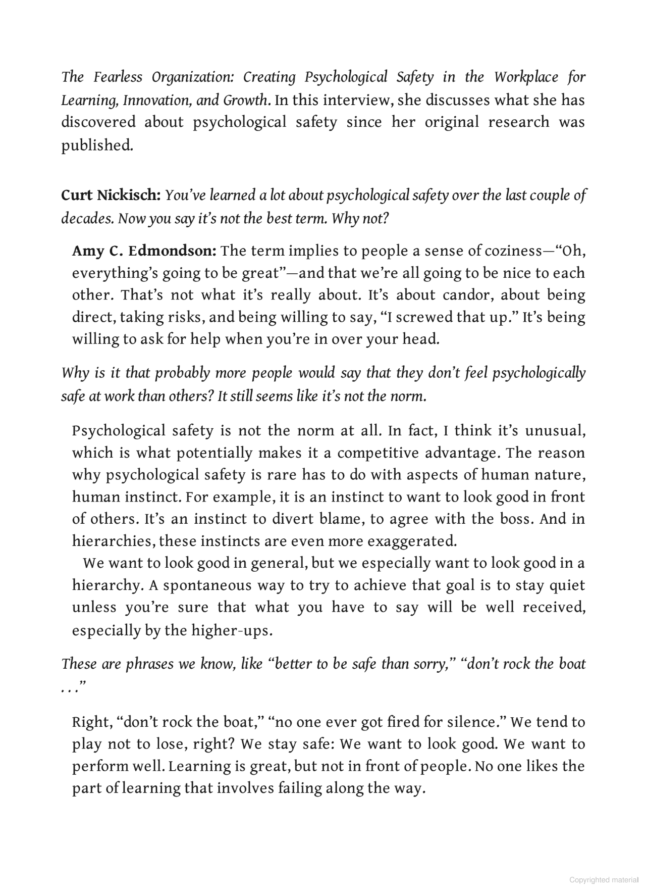 Psychological Safety (HBR Emotional Intelligence Series) - Ảnh 4