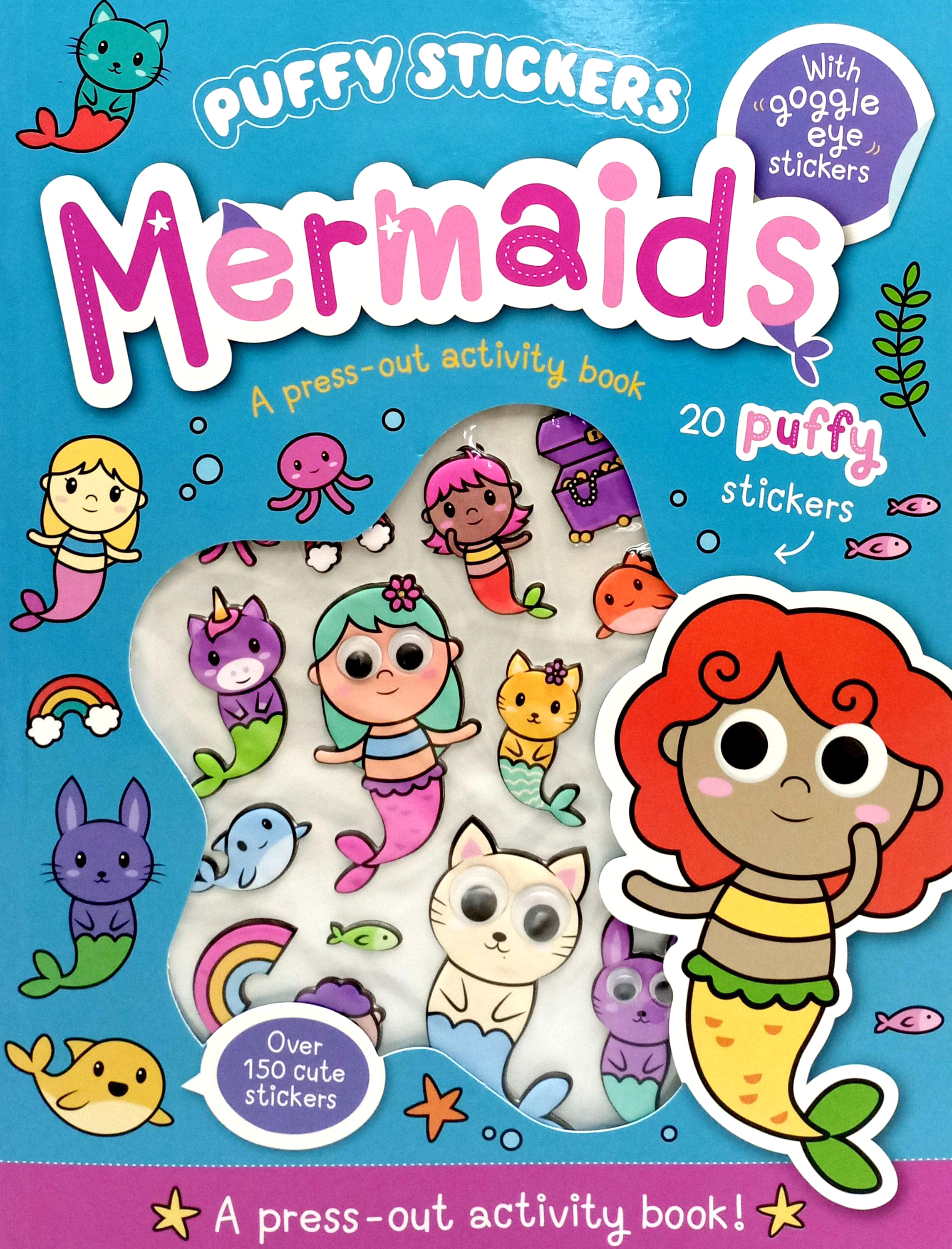 puffy sticker - mermaids - Ảnh 2