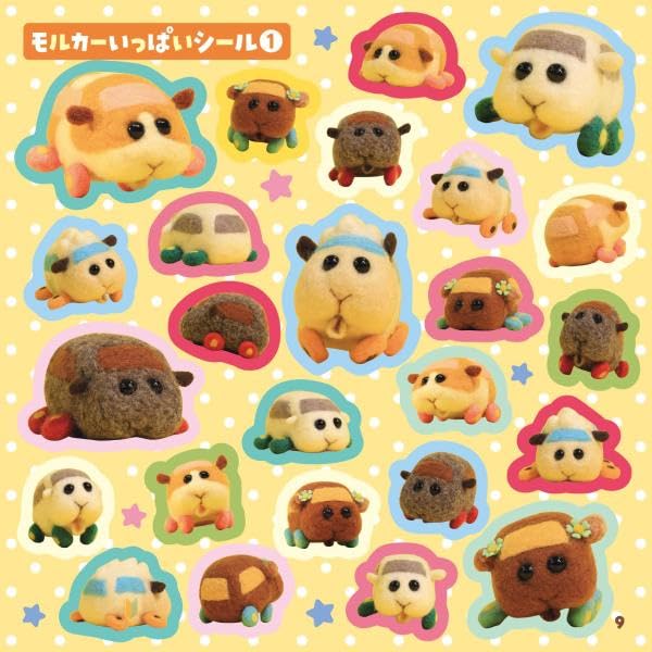 PUI PUI モルカー シールいっぱいブック- Puipui Moru Ka Seal Ippai Book - Ảnh 8