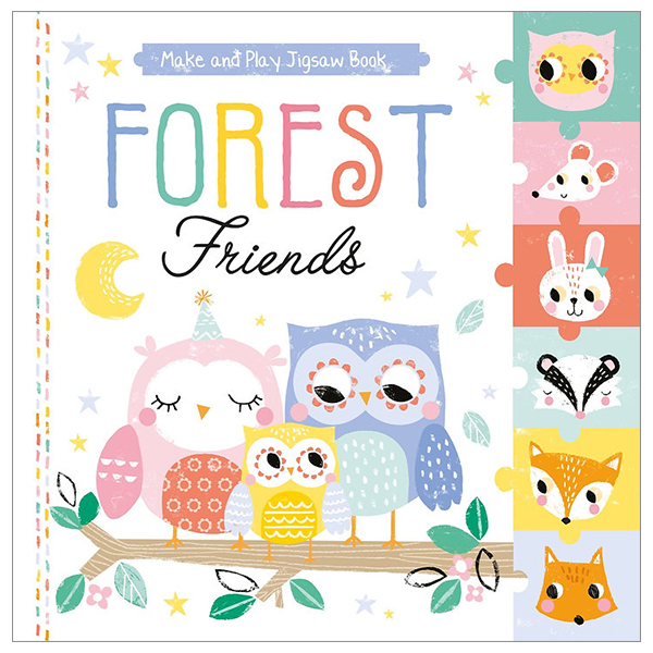 pull out jigsaw book - forest friends - Ảnh 2