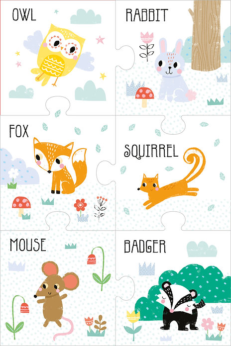 pull out jigsaw book - forest friends - Ảnh 5