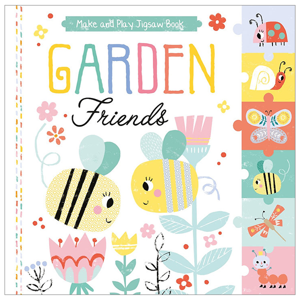 pull out jigsaw book - garden friends - Ảnh 2