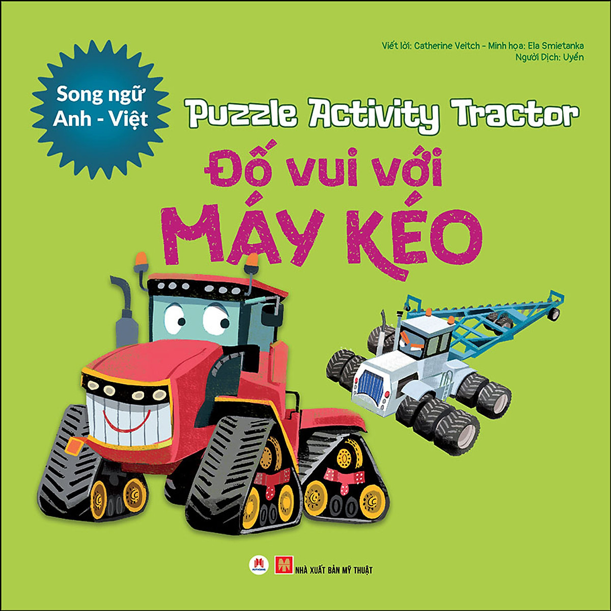 puzzle activity - tractor: đố vui với máy kéo (song ngữ anh - việt) - Ảnh 2