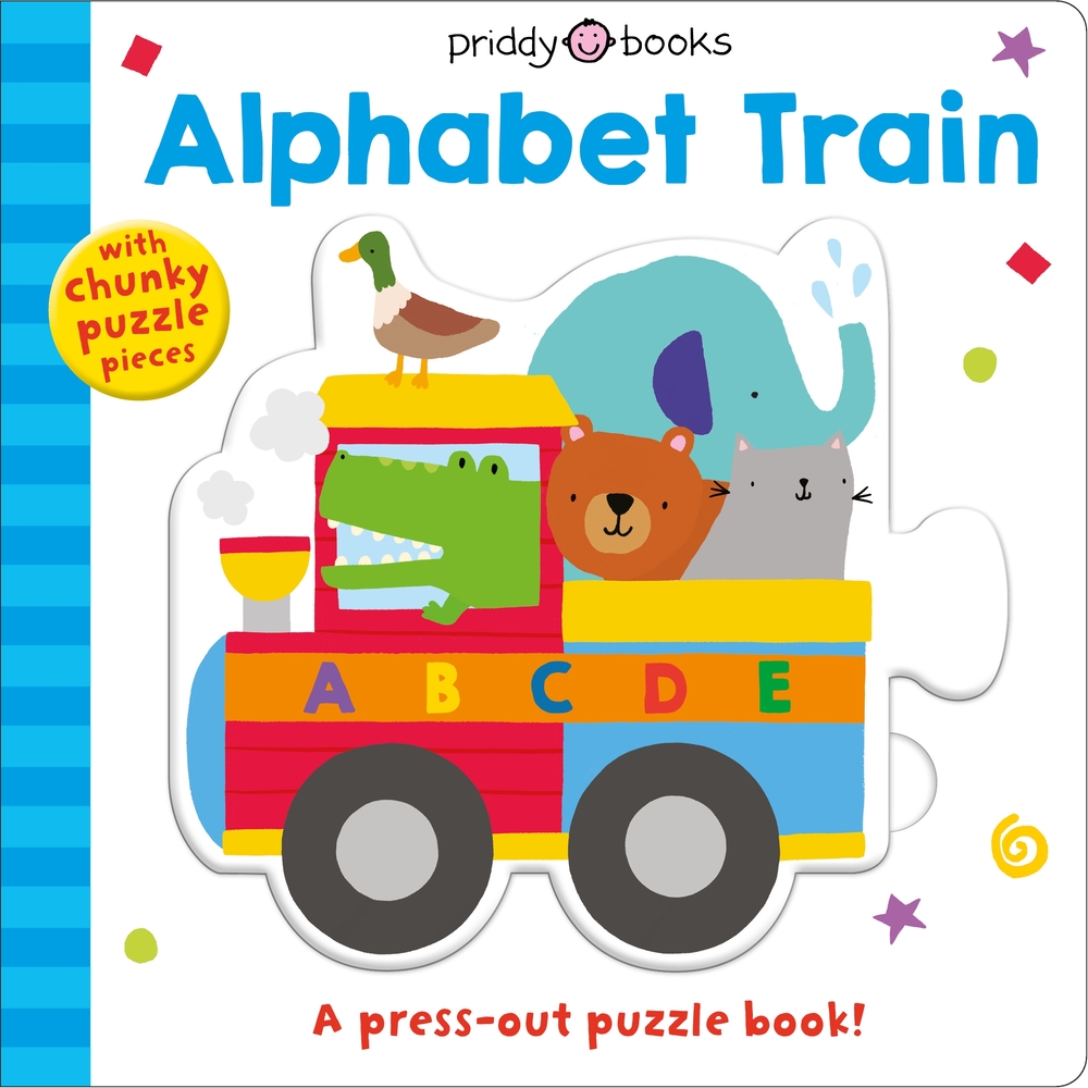 puzzle and play: alphabet train: a press-out puzzle book! - Ảnh 2