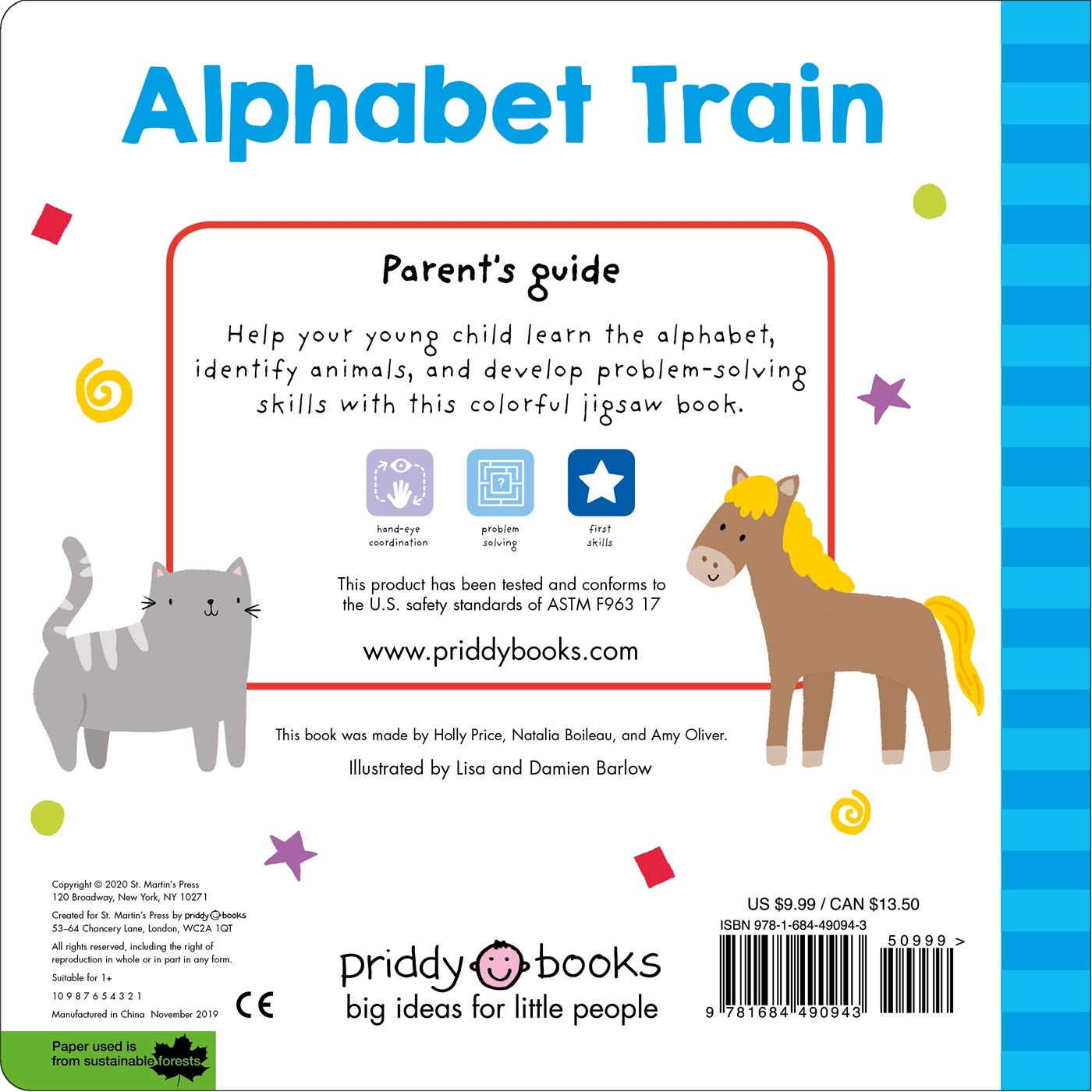 puzzle and play: alphabet train: a press-out puzzle book! - Ảnh 5