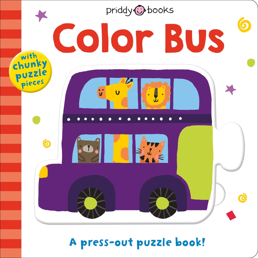 puzzle and play: color bus: a press-out puzzle book! - Ảnh 2