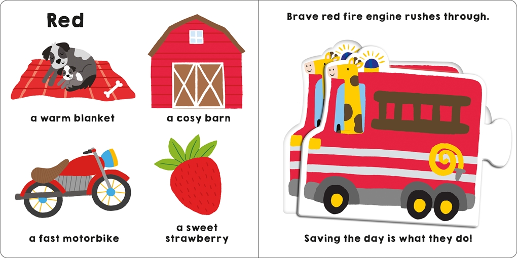 puzzle and play: color bus: a press-out puzzle book! - Ảnh 3