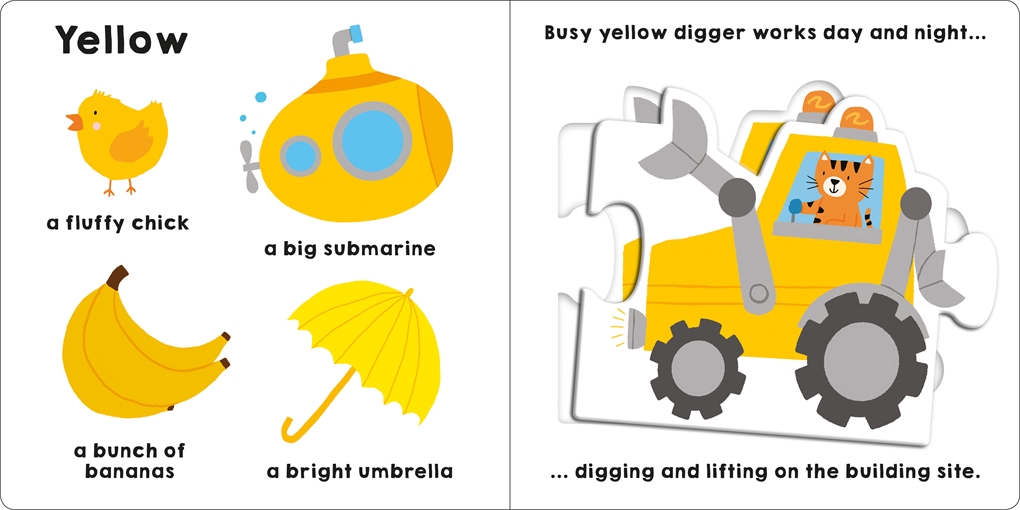 puzzle and play: color bus: a press-out puzzle book! - Ảnh 4