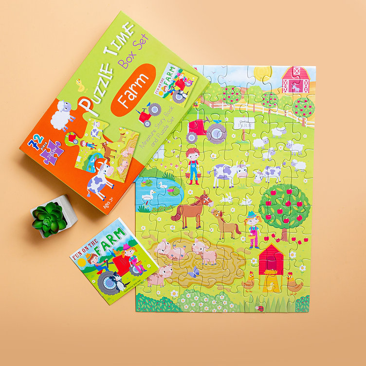 puzzle time box set: farm - Ảnh 12