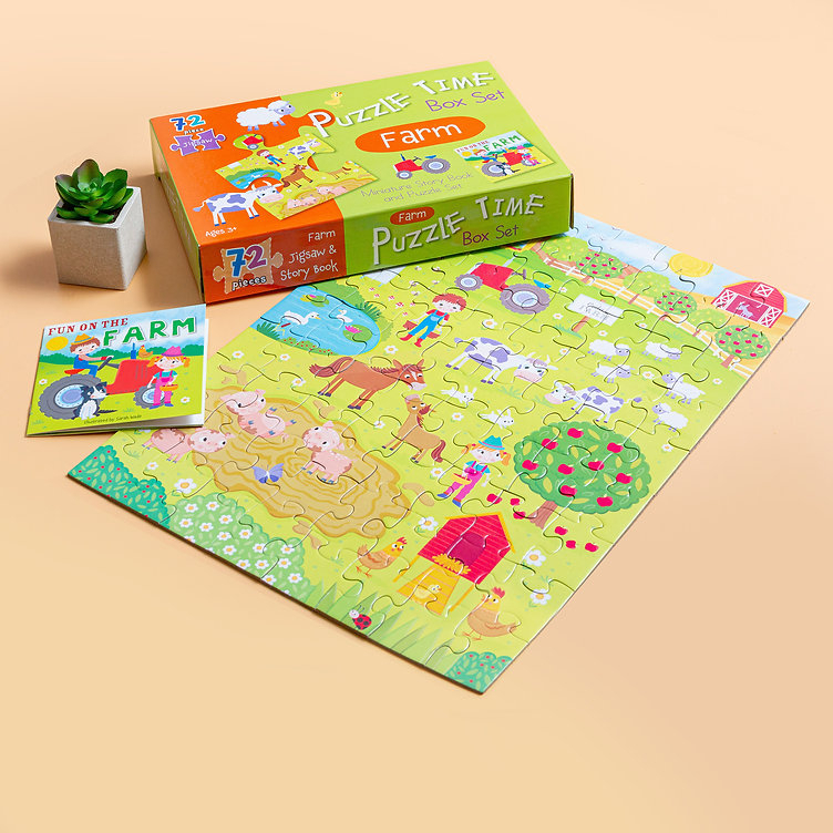 puzzle time box set: farm - Ảnh 13