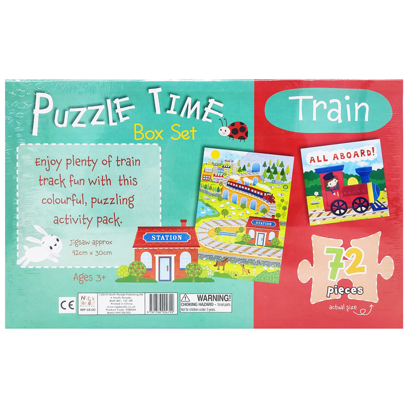 puzzle time box set: train - Ảnh 2