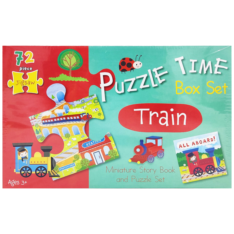 puzzle time box set: train - Ảnh 3