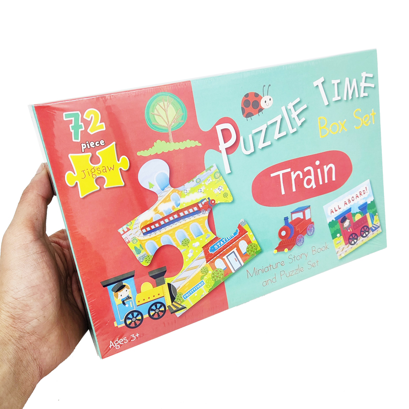 puzzle time box set: train - Ảnh 9