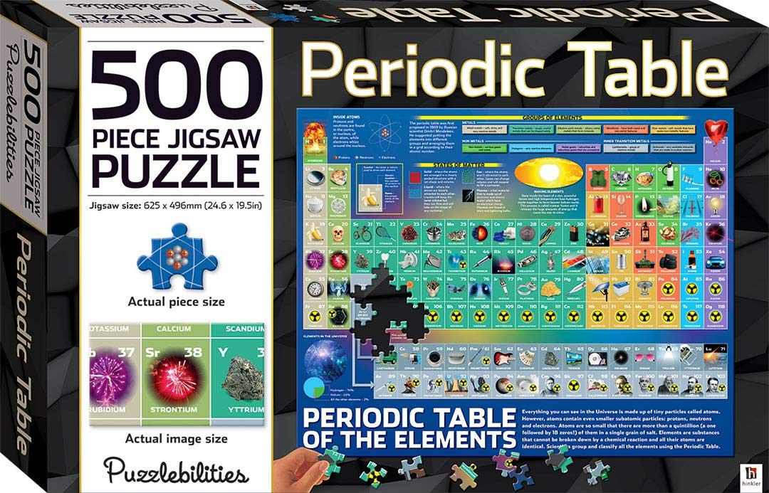puzzlebilities periodic table 500-piece jigsaw - Ảnh 2